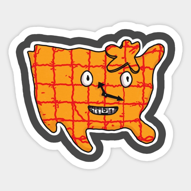 Clocky Sticker by Owllee Designs